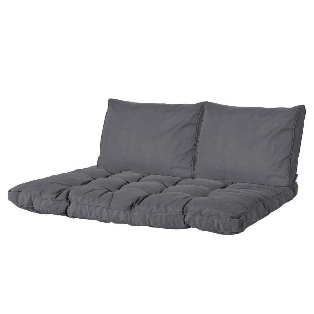 Palletkussensets - donkergrijs - (prijs per duo-zit-set), Enlèvement, Comme neuf