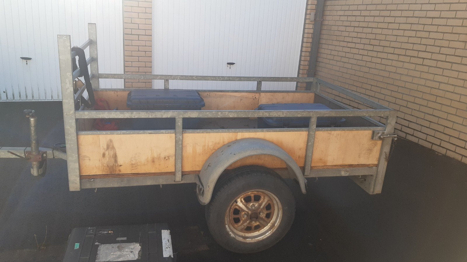 aanhangwagen te huur, Ophalen of Verzenden, Gebruikt