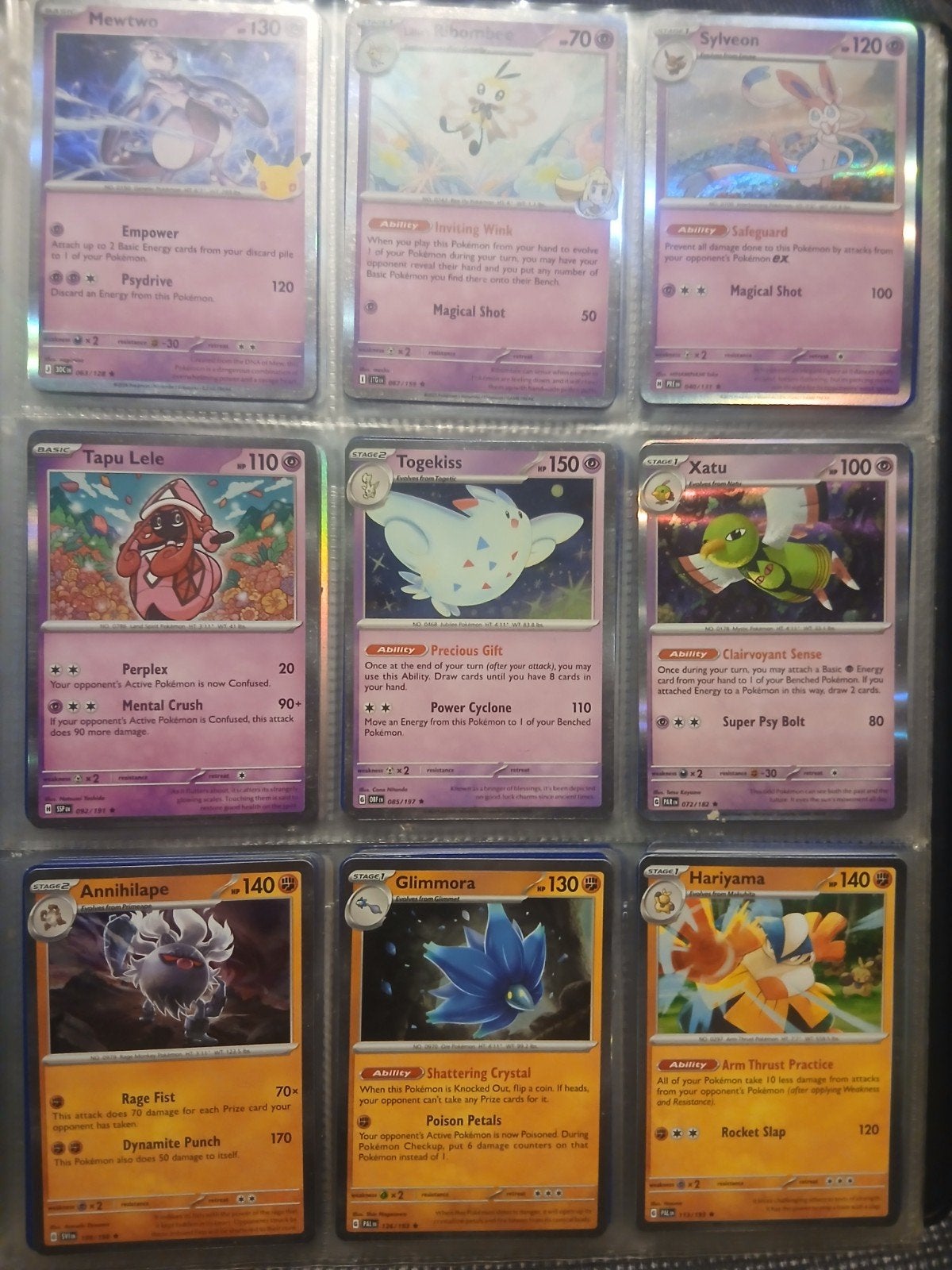 9 pokémon holo´s kaarten, Ophalen of Verzenden, Nieuw, Meerdere kaarten, Foil