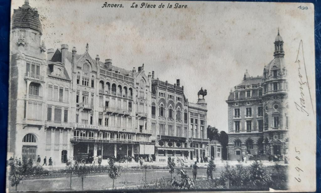 Antwerpen ANVERS PLACE DE LA GARE Astrid plein, Ophalen of Verzenden, Antwerpen