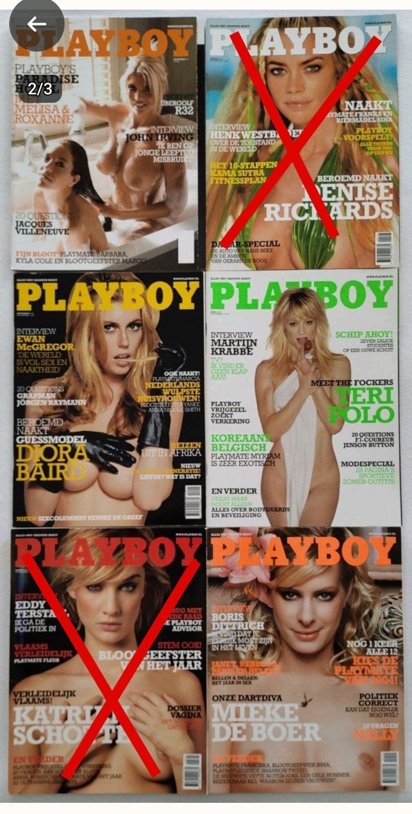 Playboy NL Magazines 2005 in nieuwstaat te koop aangeboden., Enlèvement ou Envoi, Comme neuf, Autres types