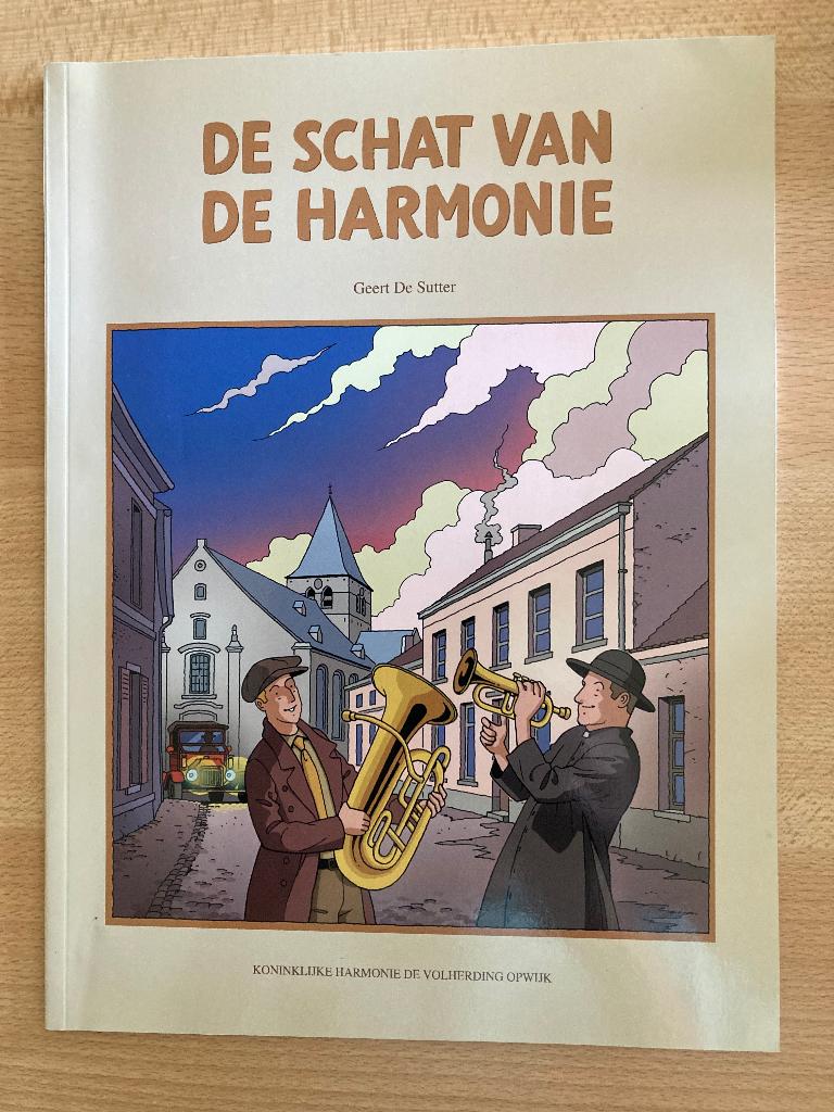 Stripverhaal "De schat van de Harmonie", Ophalen of Verzenden, Zo goed als nieuw