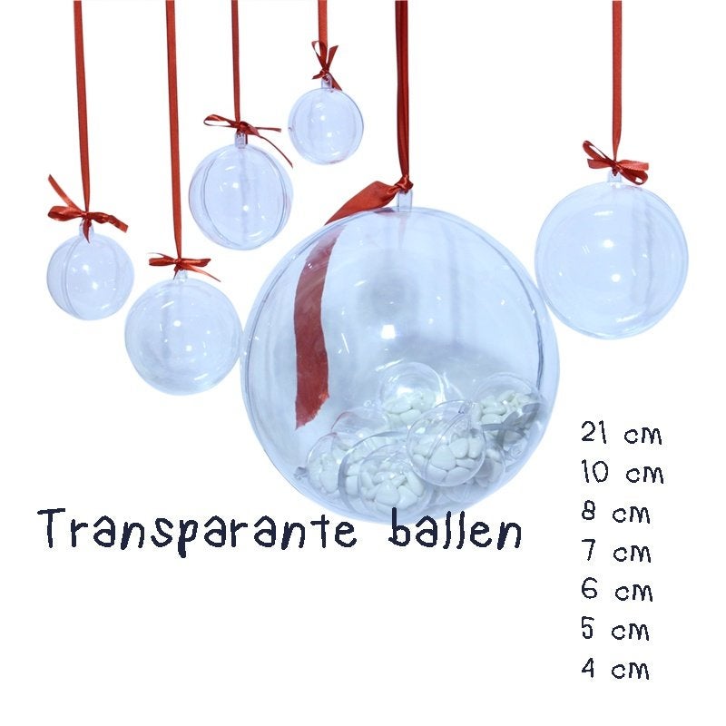 Doorzichtige ballen, Huis en Inrichting, Ophalen of Verzenden, Nieuw, Kunststof