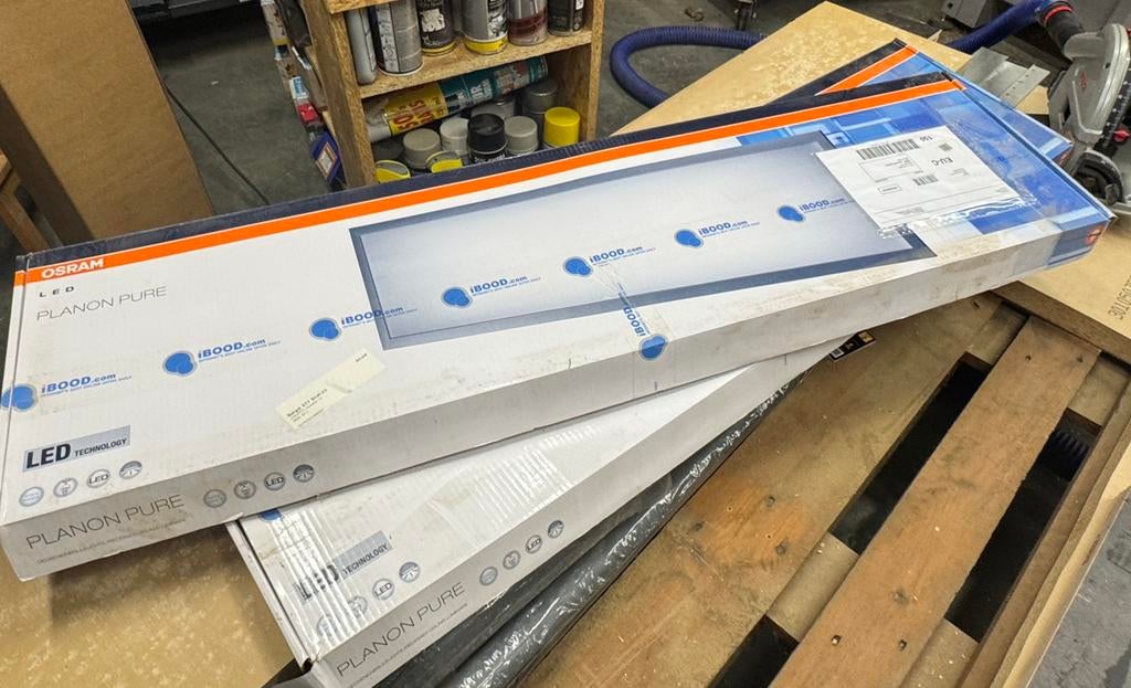 Osram PLANON PURE LED-paneelverlichting plafondmontage. NEW, Ophalen, Nieuw