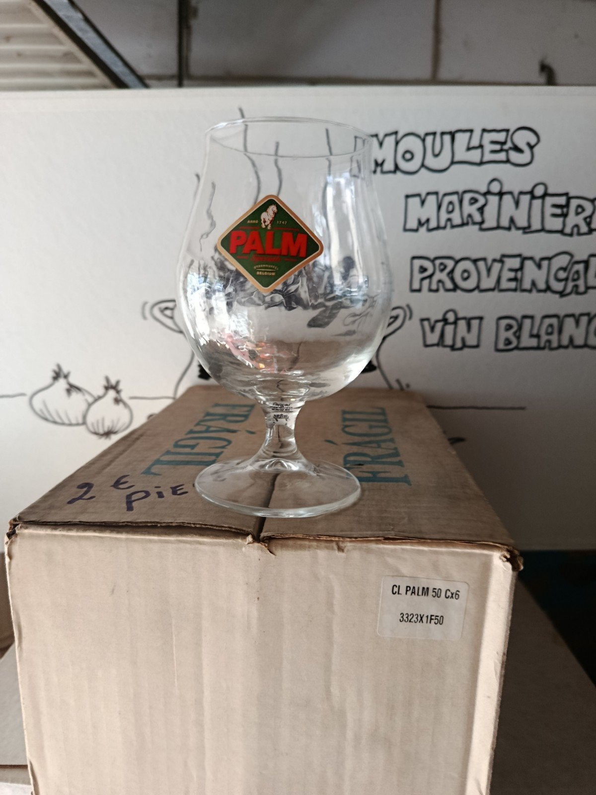 6 Verres -PALM, Collections, Enlèvement