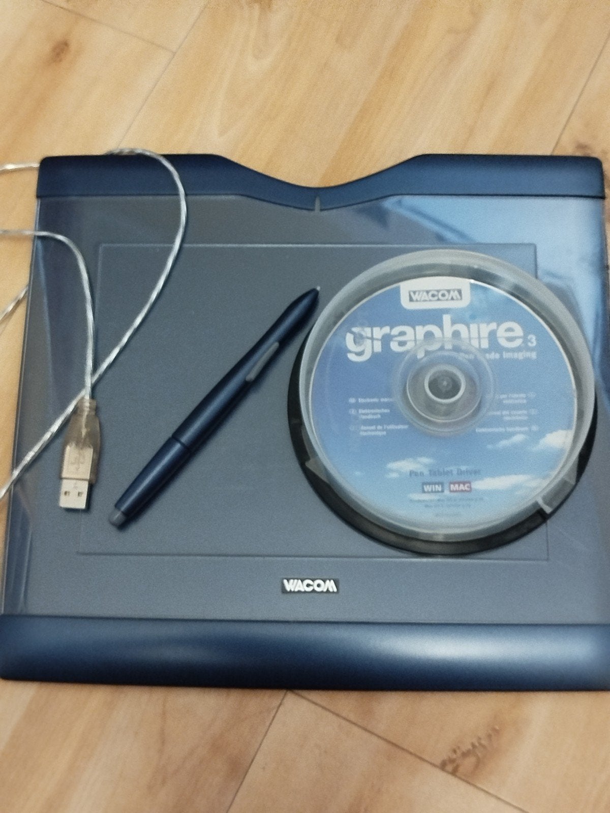 Grafische tablet uit de jaren 2000, Ophalen