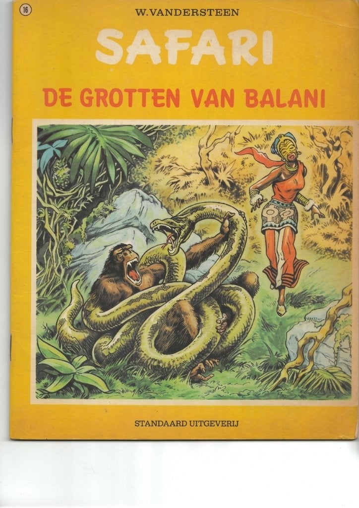 W. Vandersteen - Safari --- De grotten van Balani - nr. 16, Livres, Enlèvement ou Envoi, Willy Vandersteen, Une BD, Comme neuf