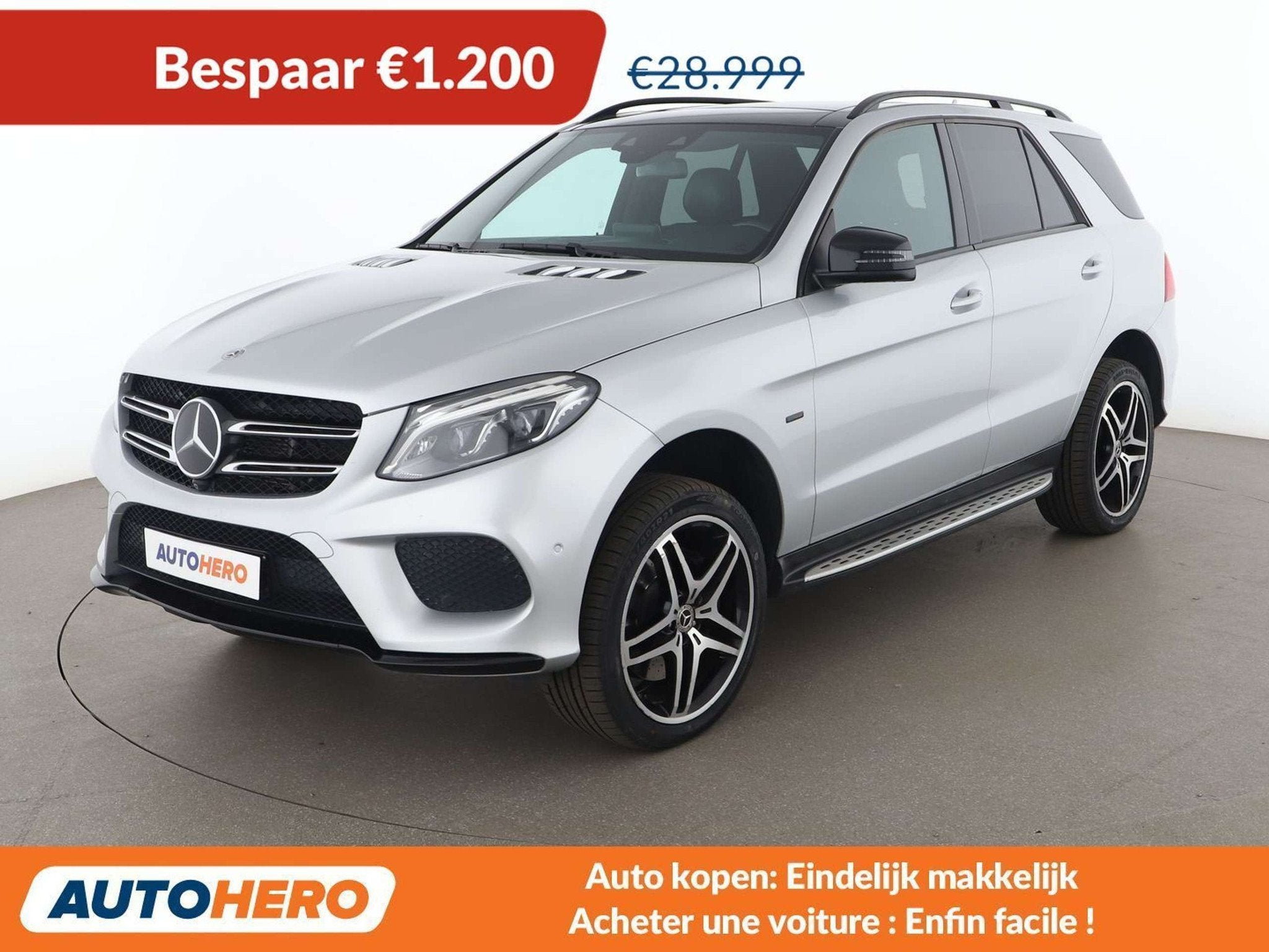 Mercedes-Benz GLE 500 GLE 500e 4Matic AMG Line (bj 2018), Auto's, Automaat, 78 g/km, Gebruikt, Zwart