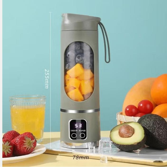 Draagbare fruitpers met 10 messen en 450ml inhoud, Elektronische apparatuur, Ophalen of Verzenden, Nieuw