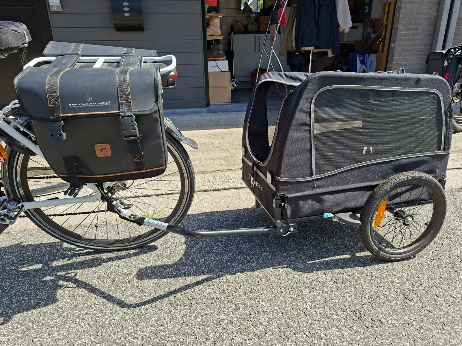 Remorque pour vélo pour chien Trevopet., Enlèvement