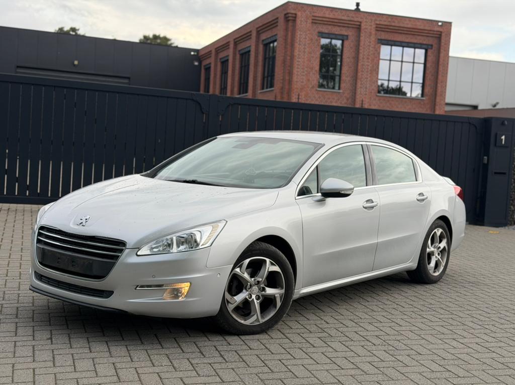 Peugeot 508 1.6 hdi 115 pk, Auto's, Peugeot, Euro 5, Zwart, Leder, 5 deurs