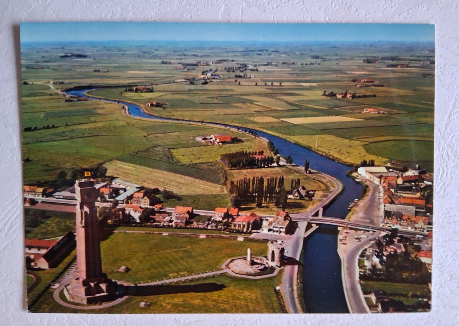 postkaart Luchtopname Ijzervlakte te Diksmuide, Ophalen of Verzenden