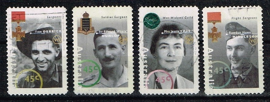 Postzegels uit Australie - K 5876 - persoonlijkheden, Postzegels en Munten, Verzenden, Gestempeld