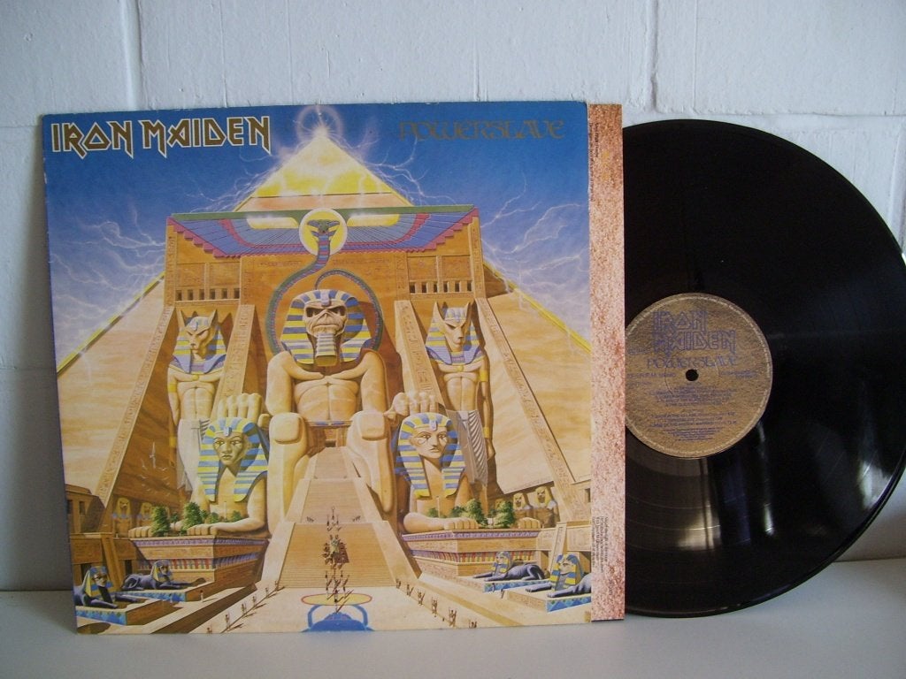 IRON MAIDEN  powerslave, Heavy metal, Enlèvement ou Envoi, Comme neuf, Avec pochette intérieure