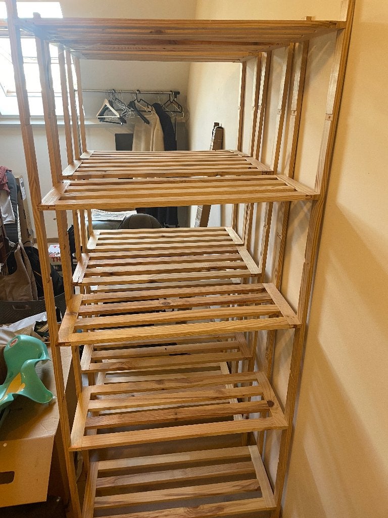 3 Houten rekken, Ophalen, Gebruikt, Overige typen, Minder dan 200 cm