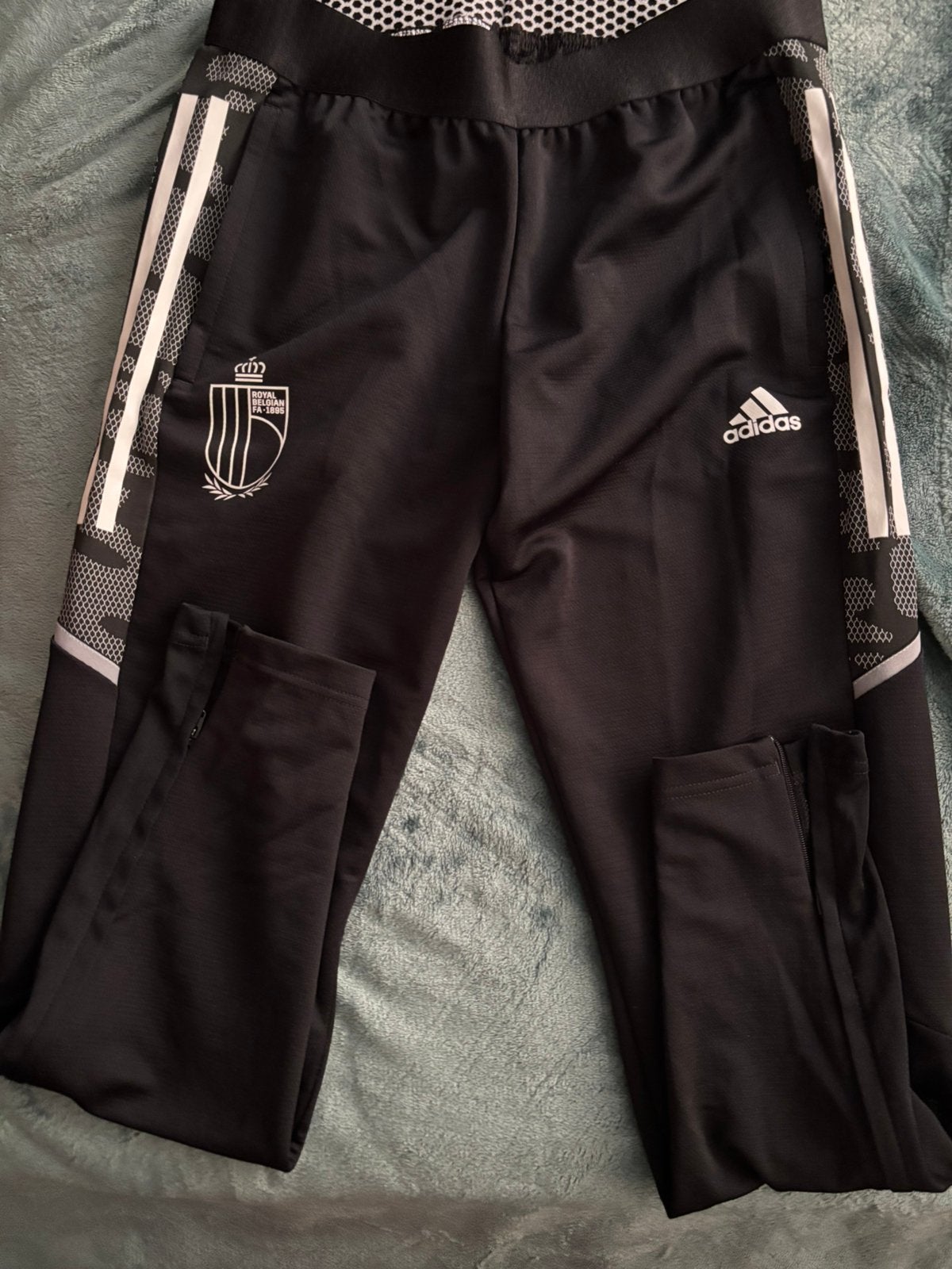 Zwarte België trainingsbroek S, Kleding | Heren, Sportkleding, Zwart, Nieuw, Ophalen of Verzenden, Algemeen