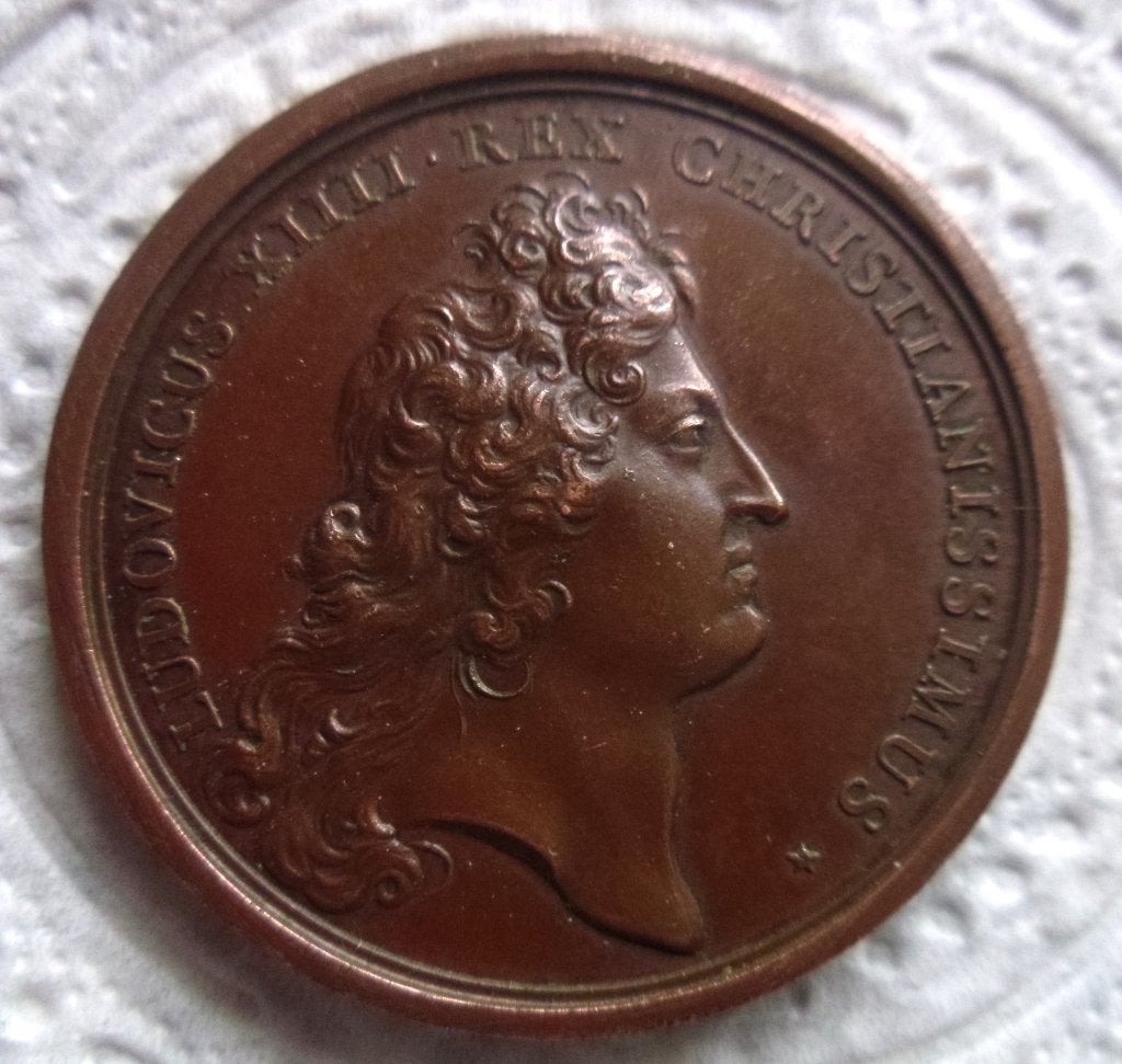 Louis XIIII - Bataille de Steenkerque 1692., Timbres & Monnaies, Pièces & Médailles, Bronze, Envoi