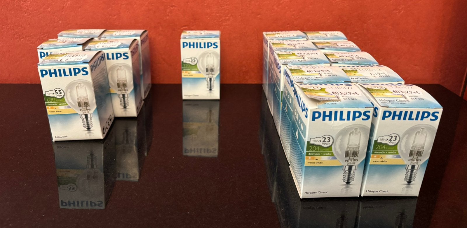 Lot d’ampoules Philips, Maison & Meubles, Neuf, Enlèvement ou Envoi, Halogène, Verre