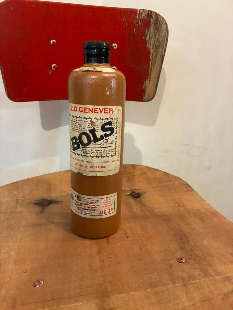 Oude jenever fles, Verzamelen, Ophalen of Verzenden, Gebruikt, Overige typen