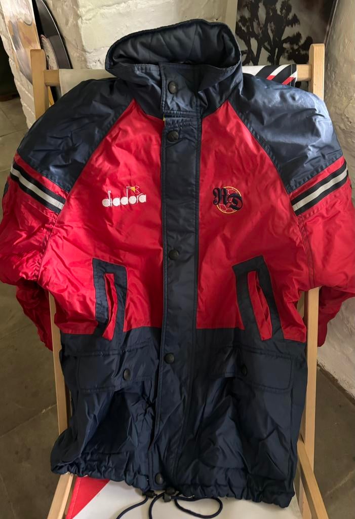 Veste de coach belgium diables rouges football vintage, Enlèvement ou Envoi, Utilisé