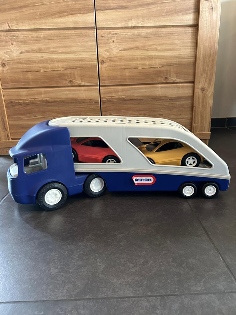 Vrachtwagen met auto’s Little tikes, Ophalen, Gebruikt