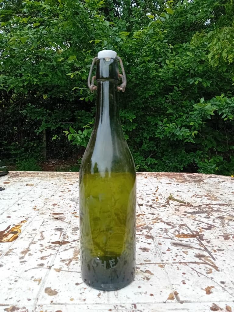 Oude vintage bierfles N Meyer Mechelen, Enlèvement ou Envoi