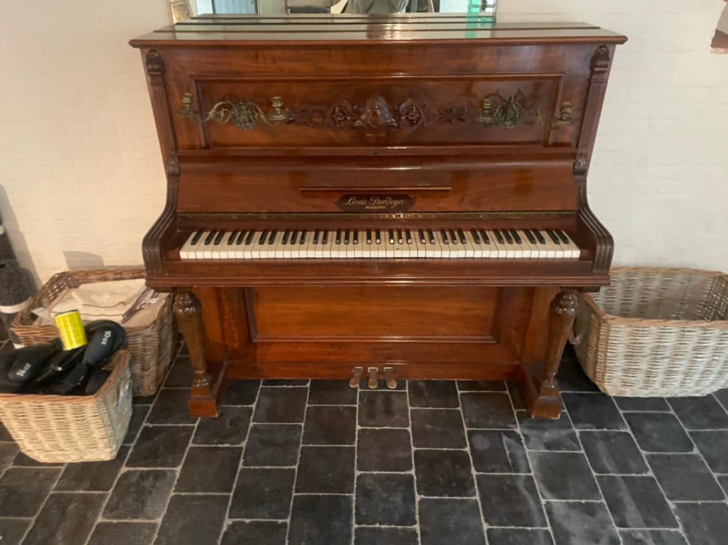 Louis Derdeyn piano, Muziek en Instrumenten, Piano's, Ophalen, Bruin, Piano