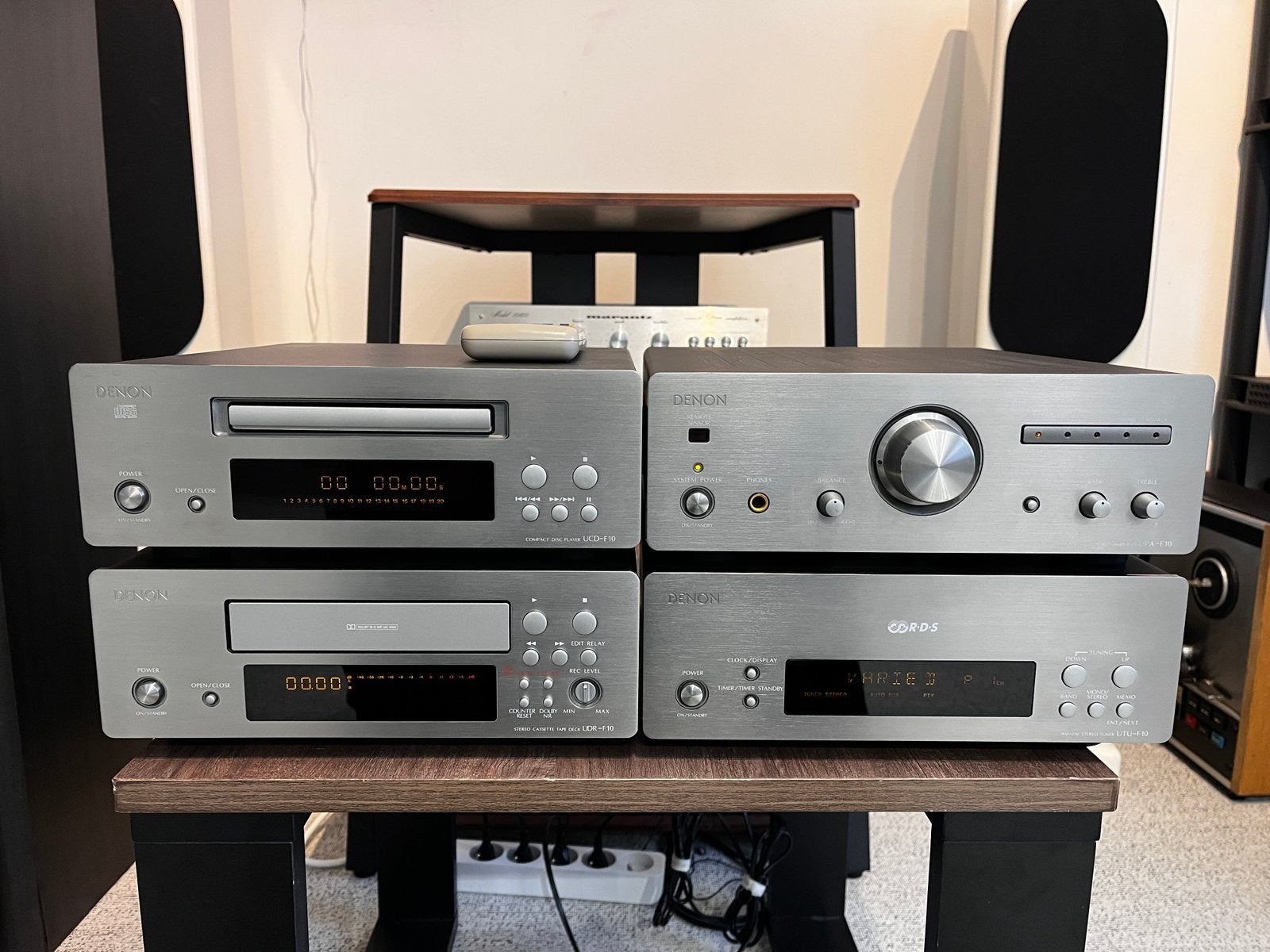 Compleet Denon-systeem in perfecte staat!, Audio, Tv en Foto, Ophalen, Zo goed als nieuw, Cassettedeck, Denon