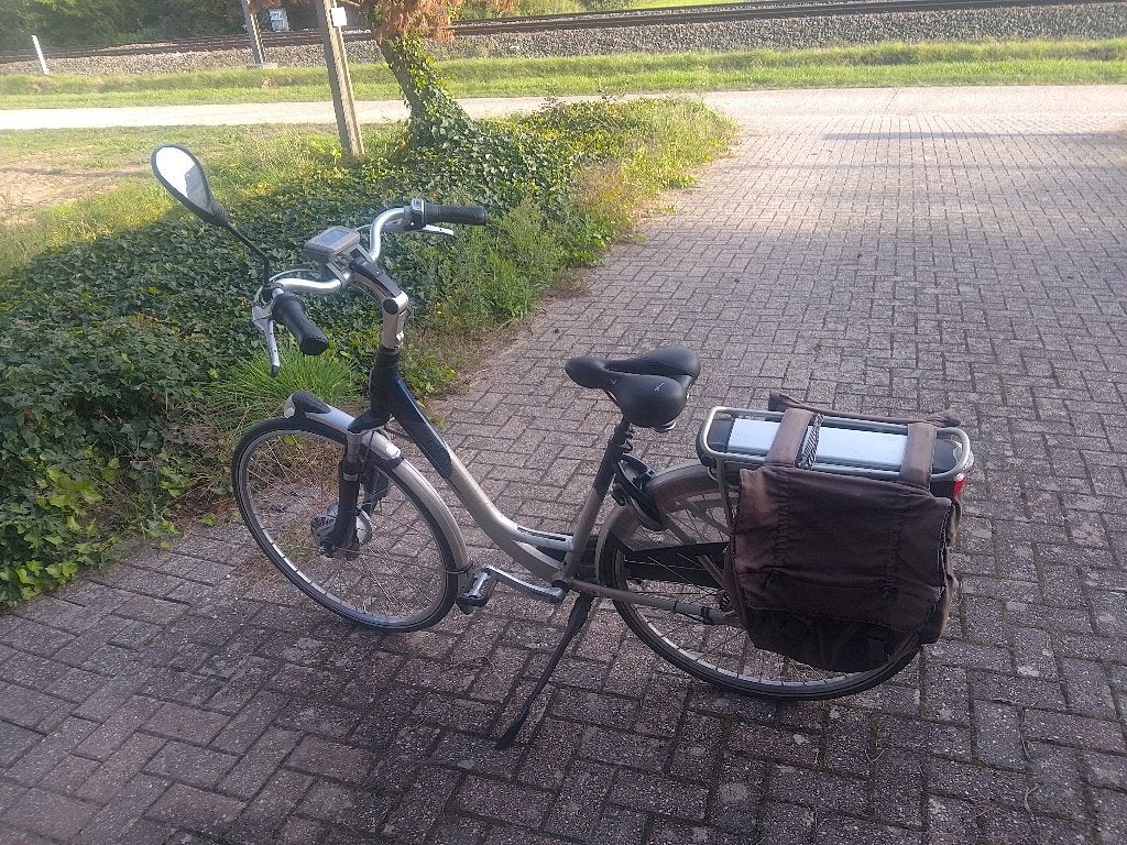 Electrische dames fiets merk gazelle, Ophalen, Gebruikt, Gazelle
