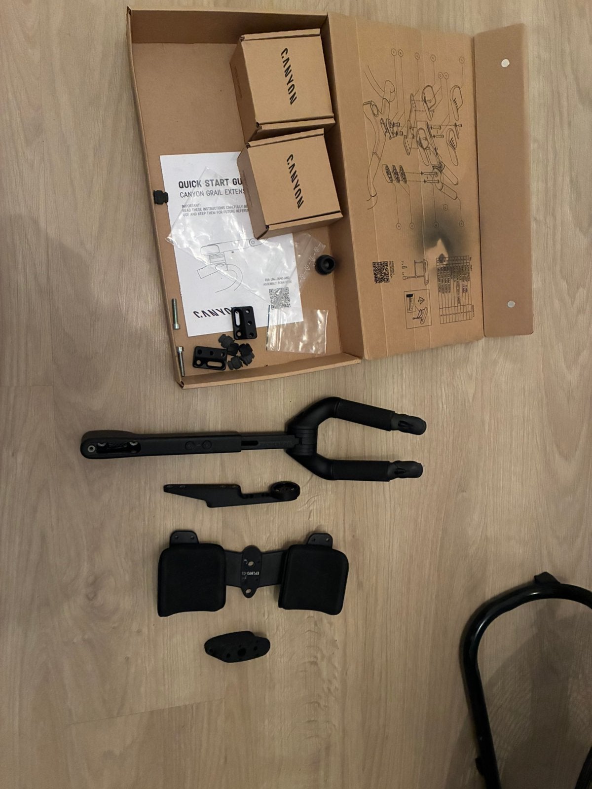 Canyon gear groove aero extensions + extra’s, Ophalen of Verzenden, Zo goed als nieuw