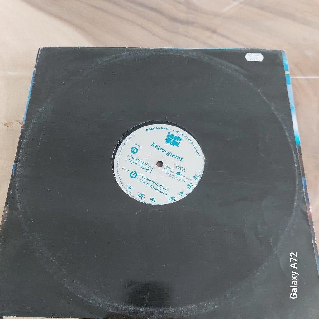 retro - grams  the logan ep 12 inch maxi, Cd's en Dvd's, Vinyl | Dance en House, Gebruikt, Hardcore, Ophalen of Verzenden, EP