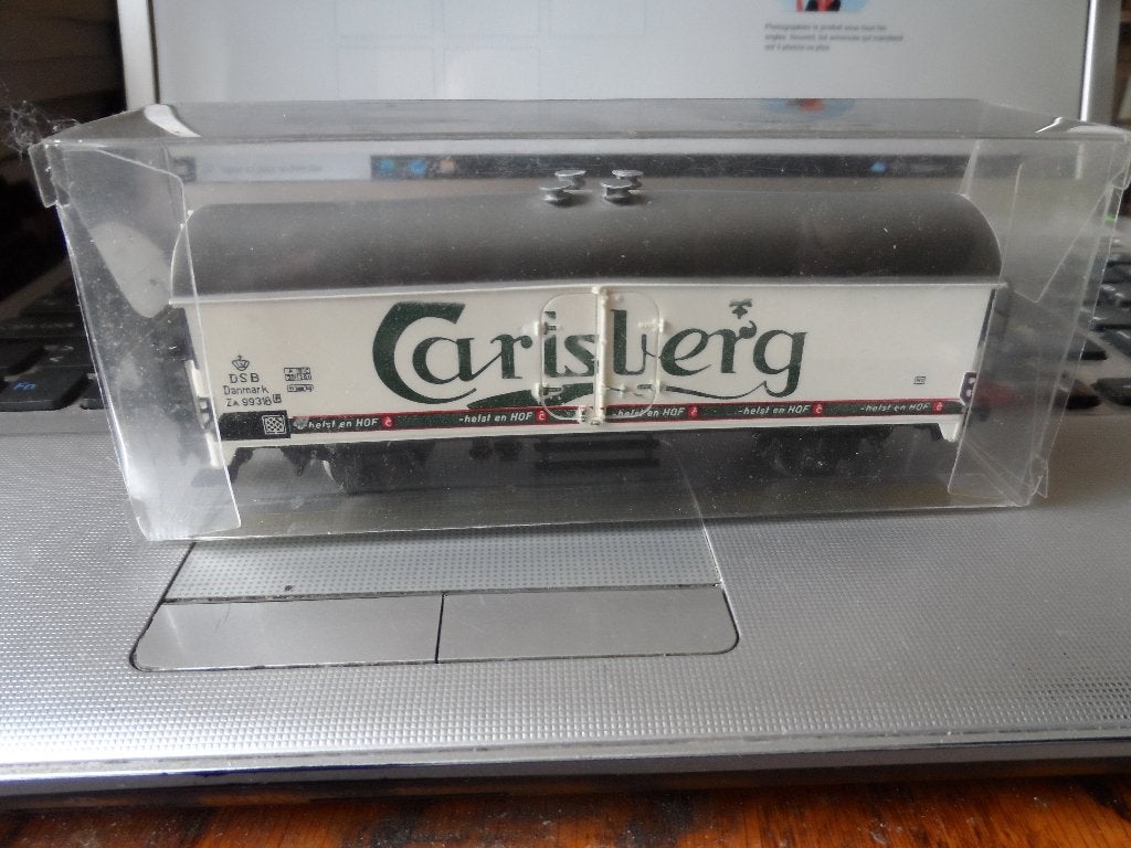 MARKLIN HO 4636 Wagon Carlsberg - En état Boite en plastique, Enlèvement ou Envoi, Wagon, Comme neuf, Courant continu ou Courant alternatif