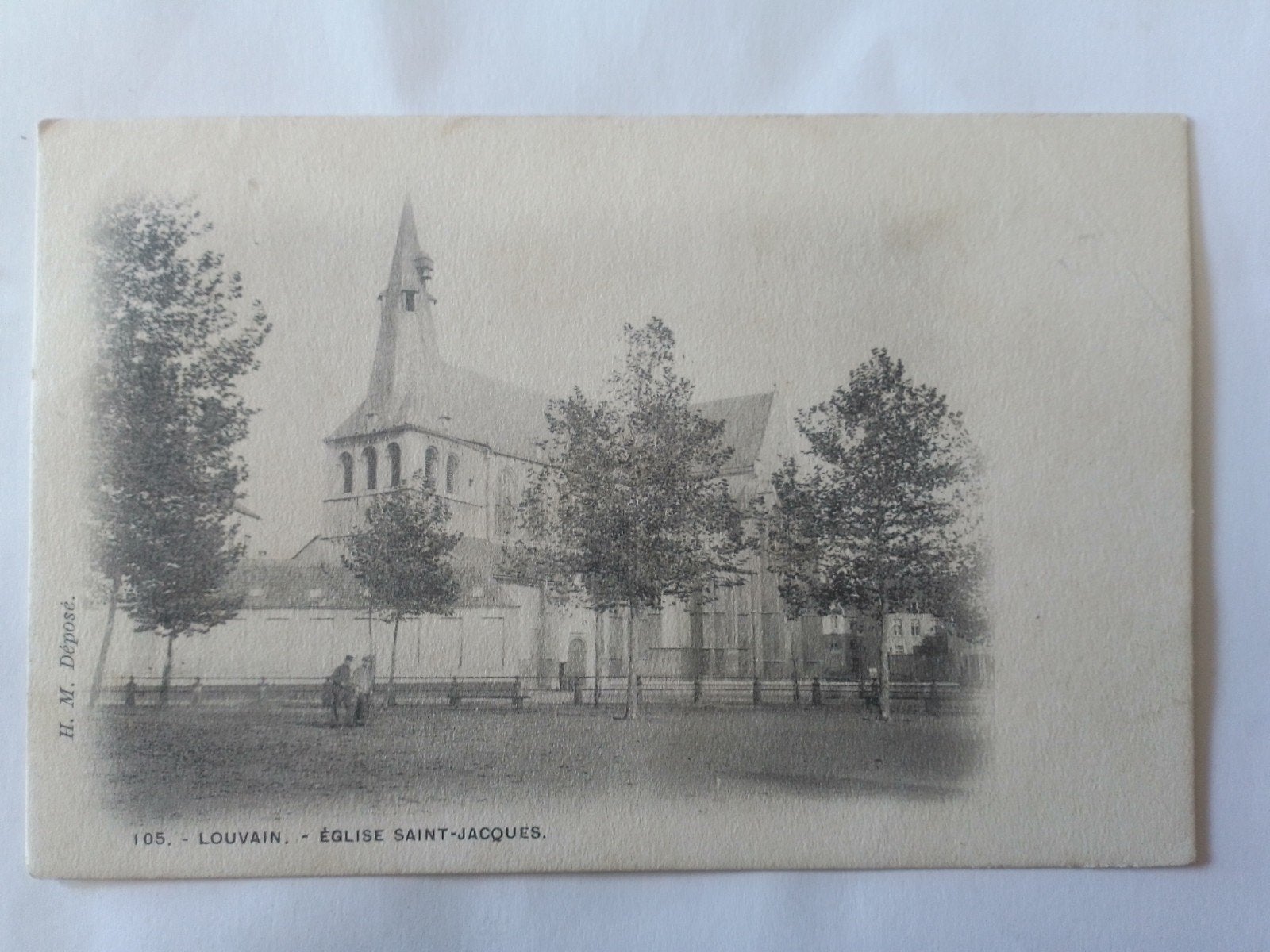 LEUVEN 1901 LOUVAIN EGLISE ST JACQUES, Verzamelen, Ophalen of Verzenden, Voor 1920, Gelopen, Vlaams-Brabant