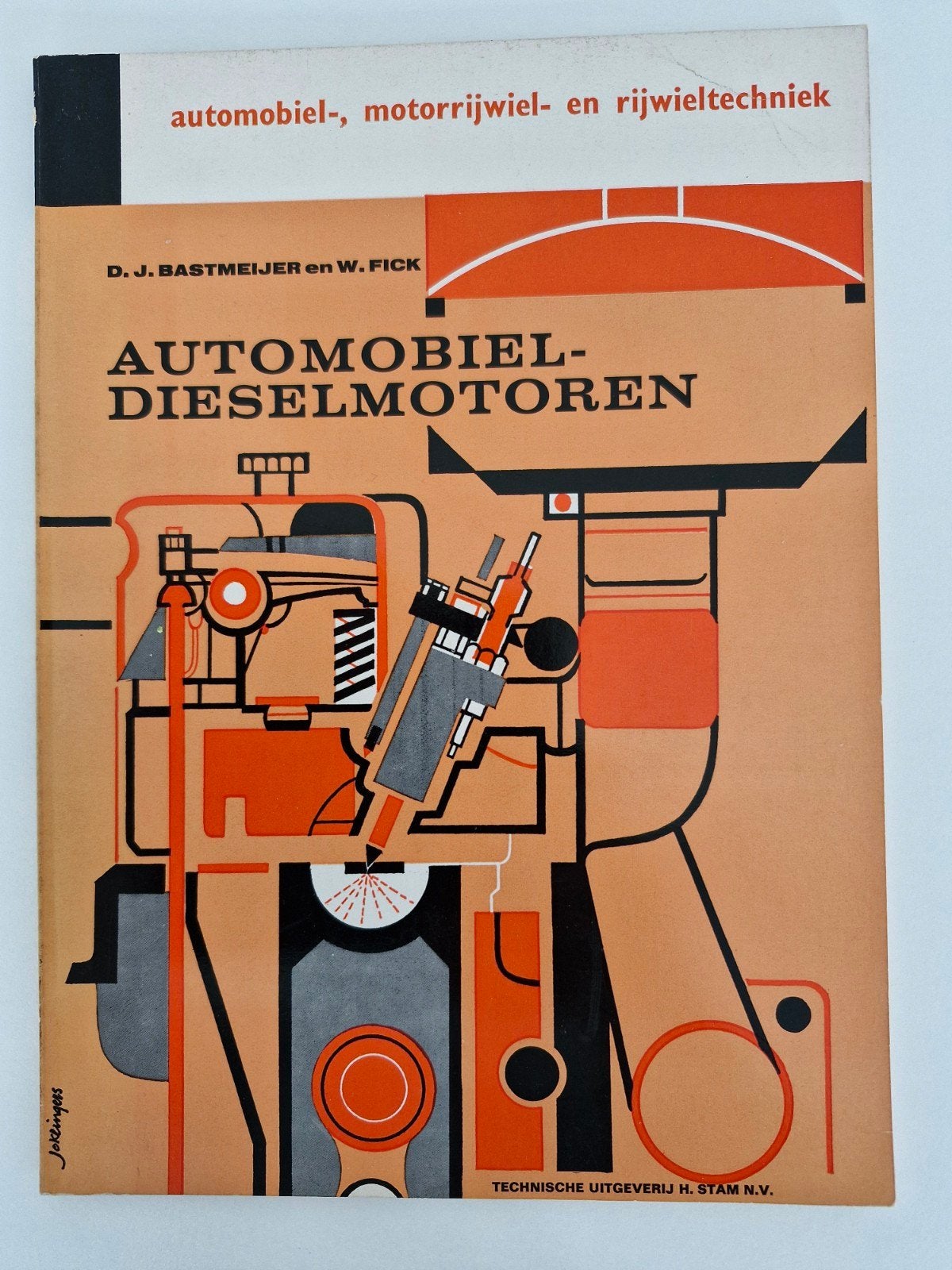 boek , automobiel-Dieselmotoren , druk 1970 , 64 blz, Livres, Technique, Utilisé, Technique automobile, Enlèvement ou Envoi