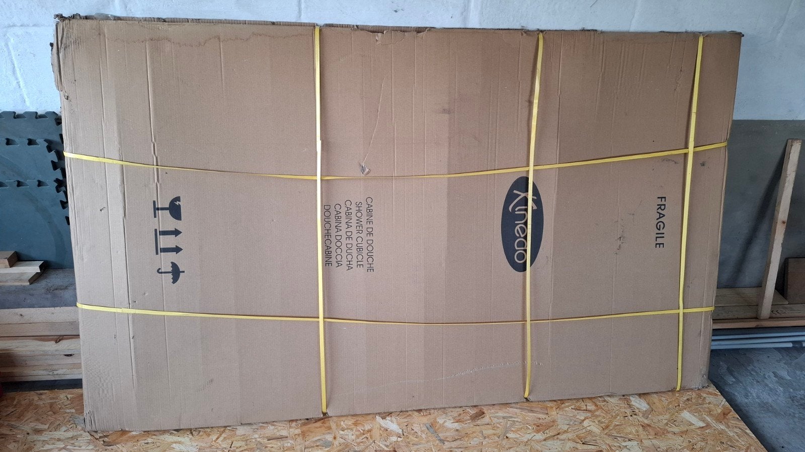 Porte de douche Kinedo Eden 2+ neuve – 120  200 cm, Maison & Meubles, Enlèvement