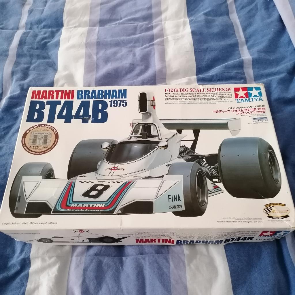 Brabham BT 44B Tamiya  1/12+décals Haxagon  Brabham BT44, Auto, Groter dan 1:32, Nieuw, Ophalen of Verzenden