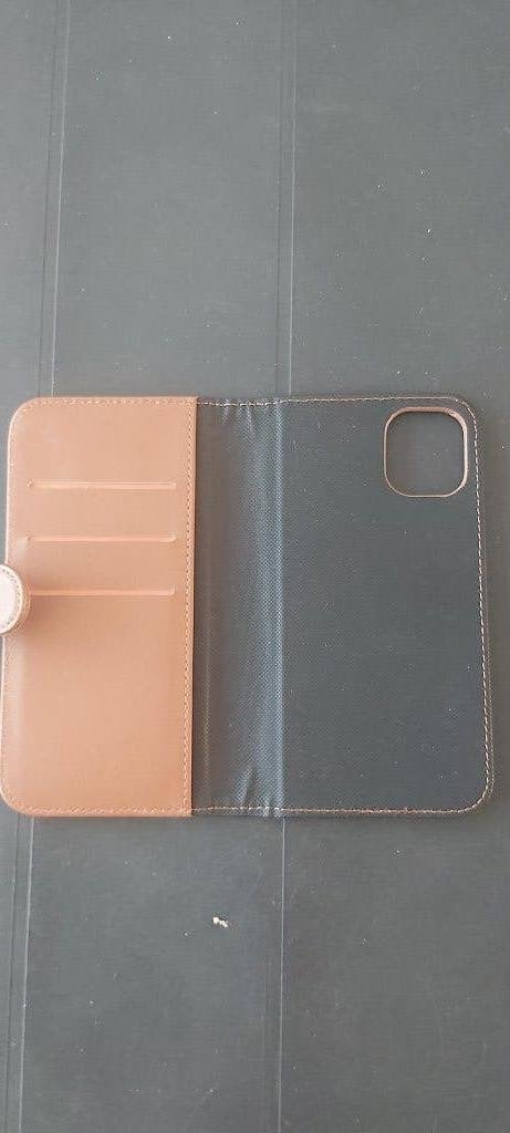 Lederen GSM hoesje voor Apple Iphone 15, Neuf, IPhone 15, Housse ou Sac, Enlèvement