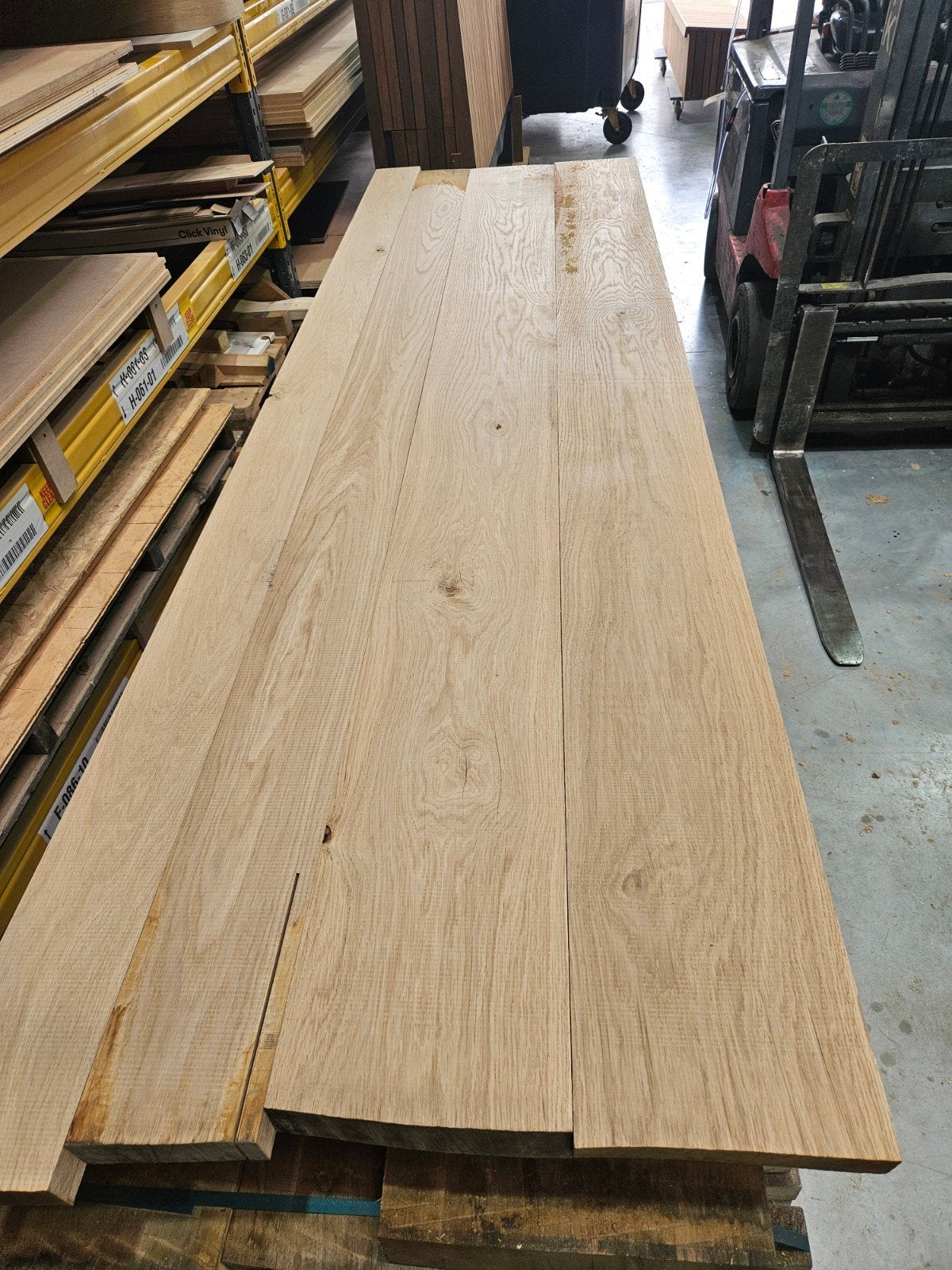 Geschaafde eik 56mm dik, Doe-het-zelf en Bouw, Hout en Planken, Ophalen