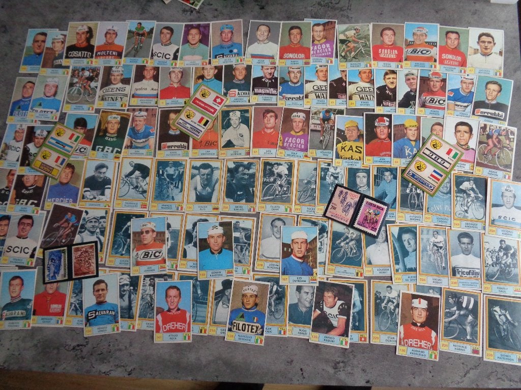 PANINI wielrennen stickers SPRINT 71 anno 1971 112x, Ophalen of Verzenden, Zo goed als nieuw