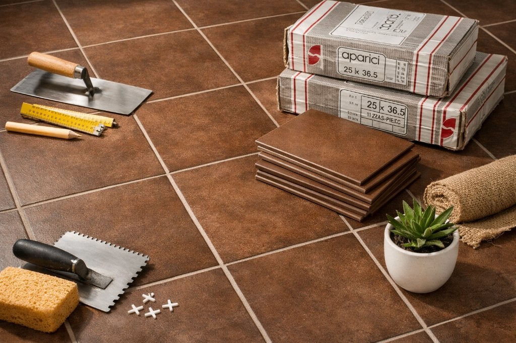 Carrelages Aparici couleur chocolat – format 25 x 36,5 cm, Neuf, Carrelage de sol, Céramique, Enlèvement