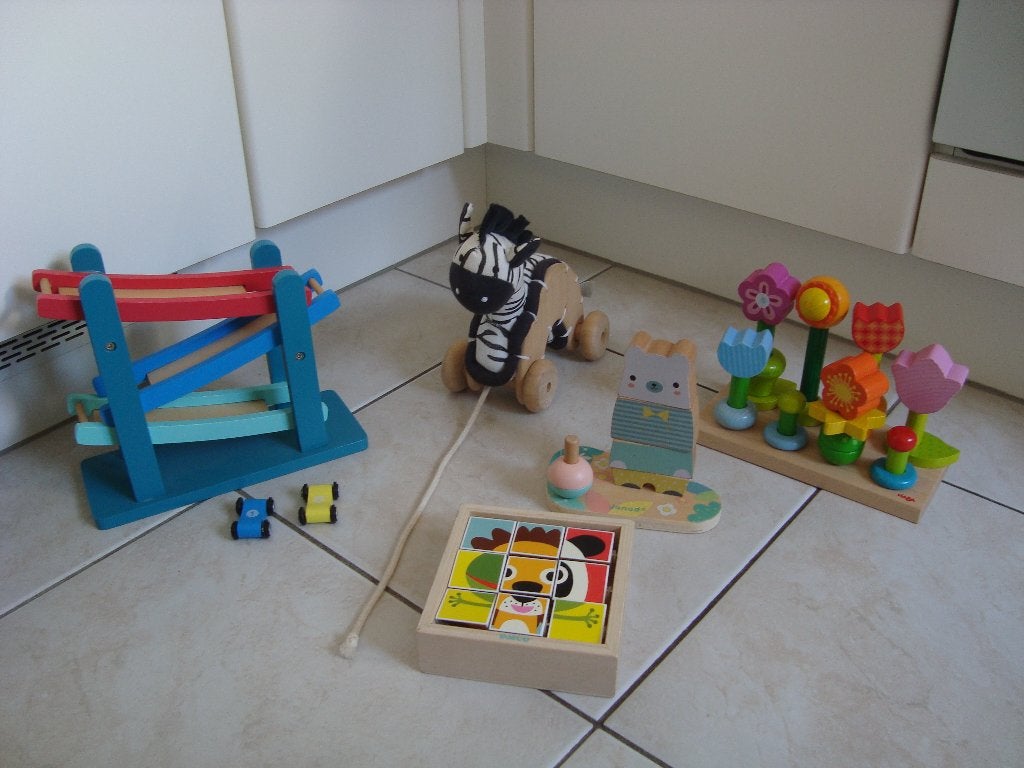 jouets en bois apprentissage puzzle( Haba, Djecco, ... ), Enlèvement, Comme neuf