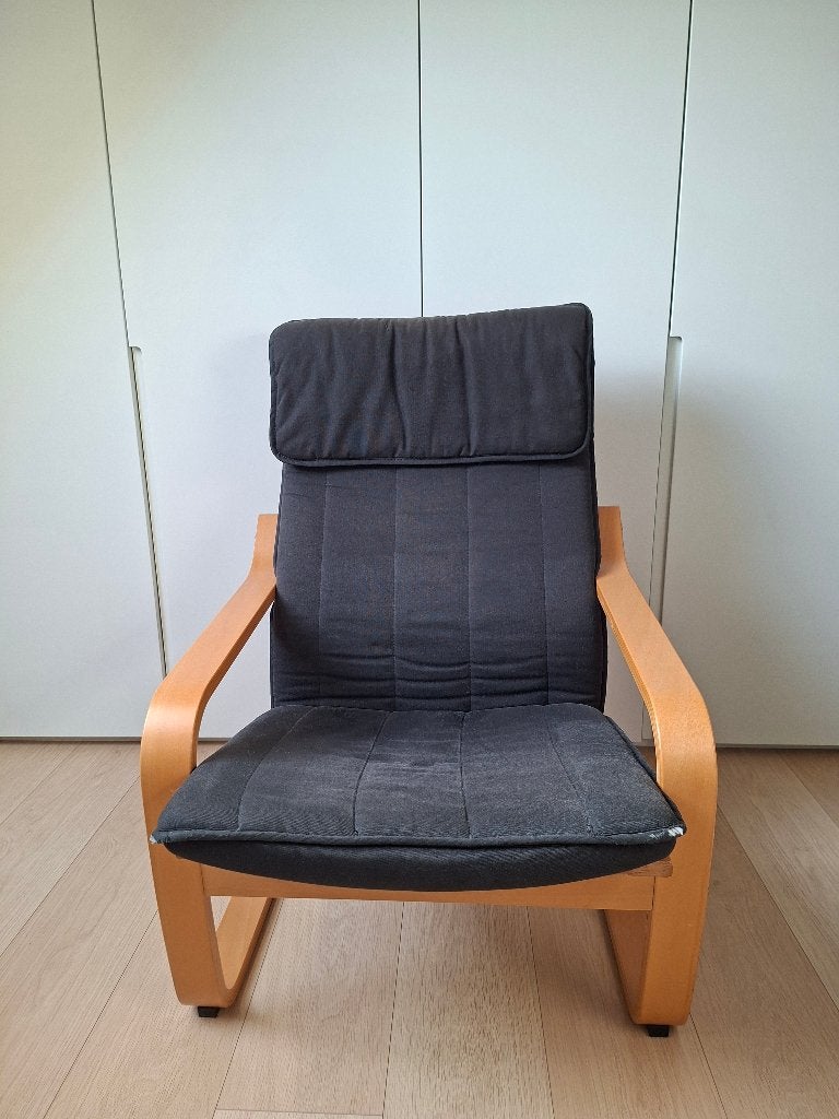 Relax zetel POÄNG, Ophalen, Gebruikt, Eenpersoons, Hout
