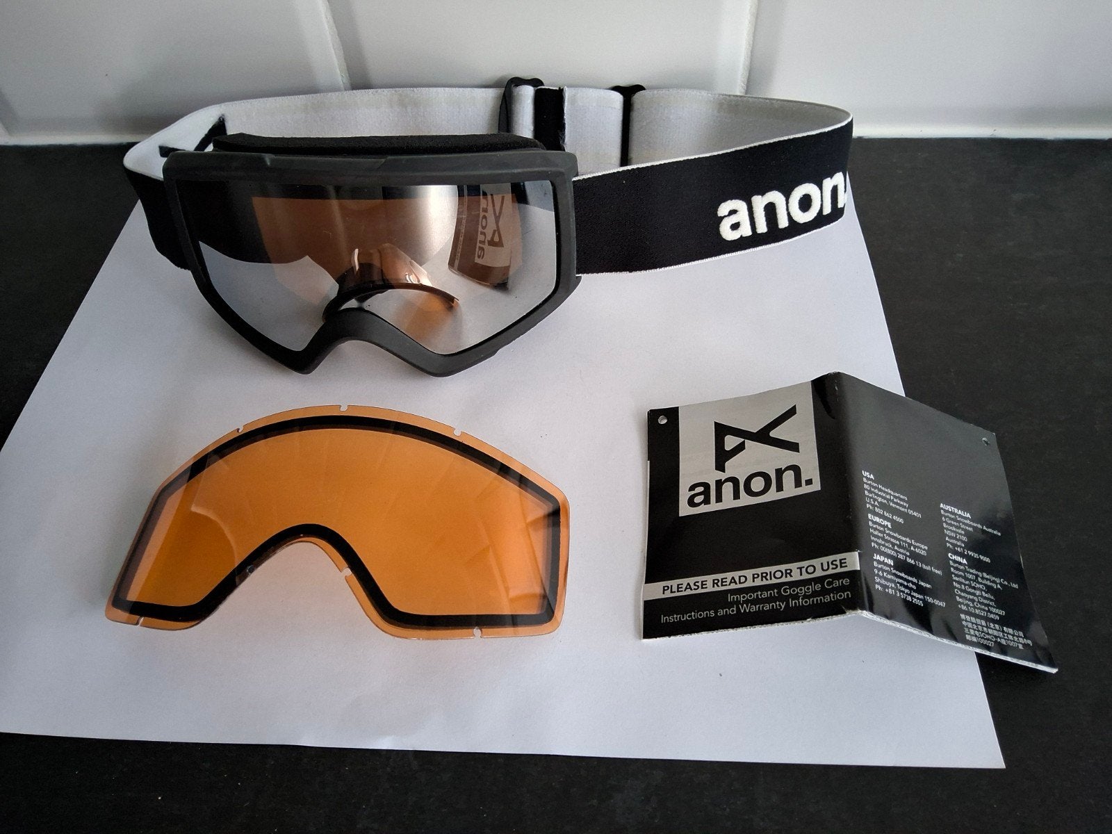 skibril ANON Helix 2.0 met extra reserve lens, Ophalen of Verzenden