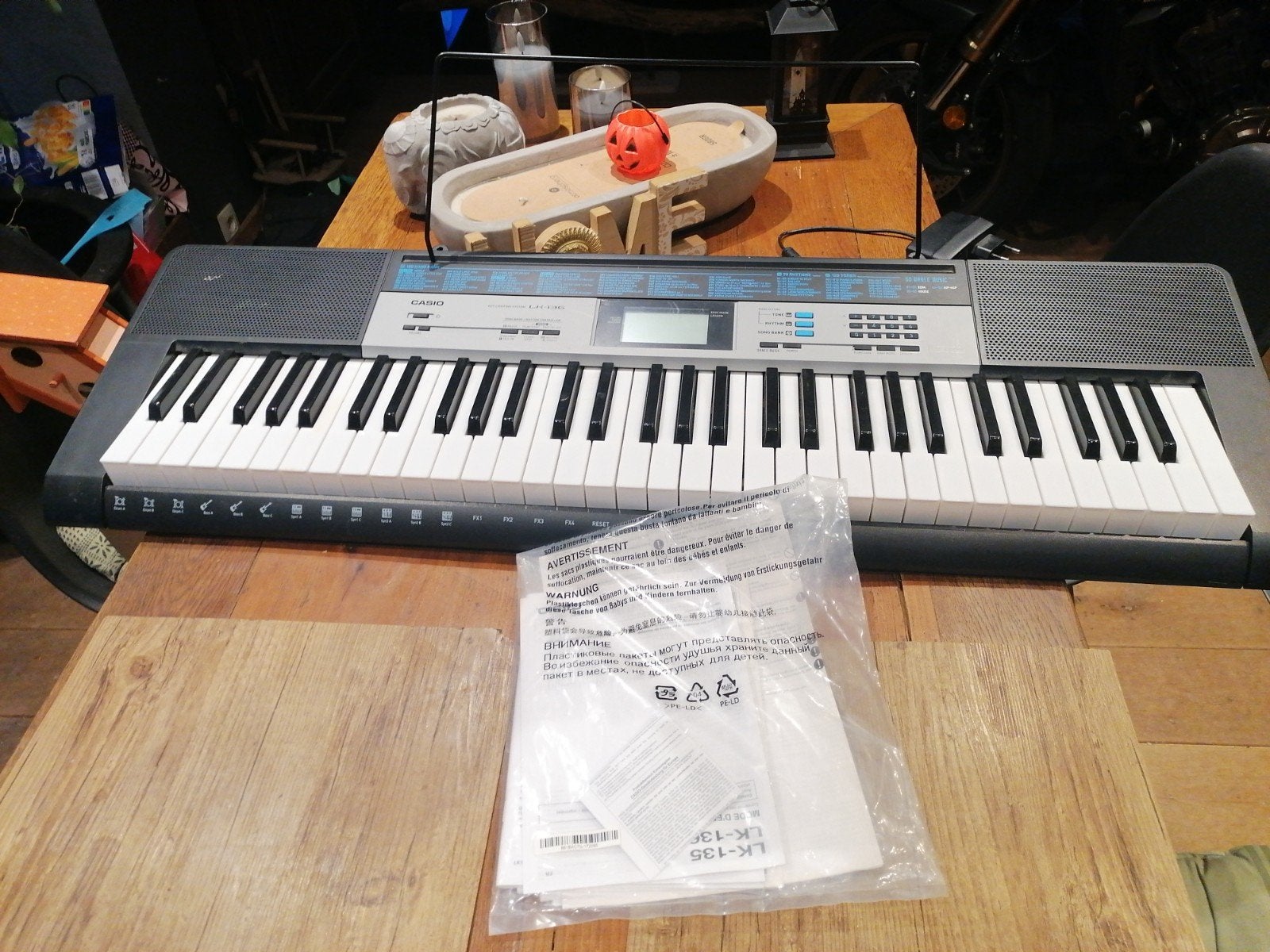 piano Casio lk 136, Muziek en Instrumenten, Ophalen, Casio