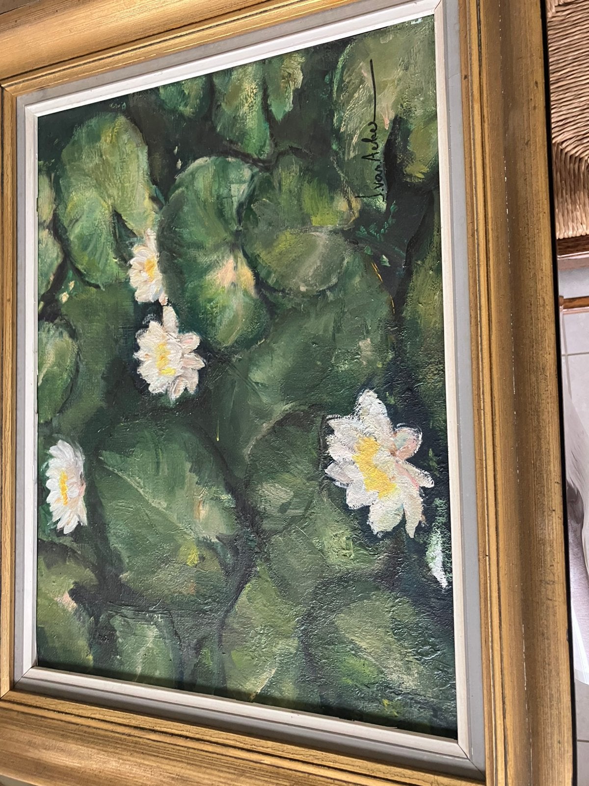 Olieverfschilderij, Ophalen
