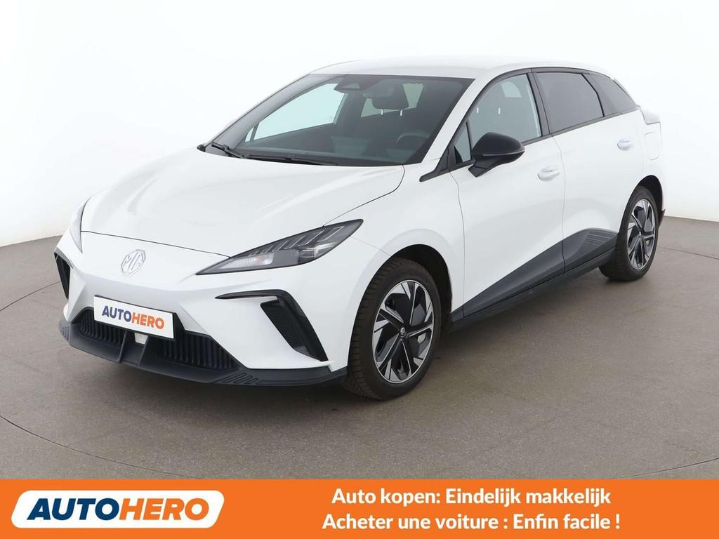 MG MG4 electric drive 150 kW Comfort (bj 2024, automaat), Automaat, Gebruikt, Zwart, Elektrisch