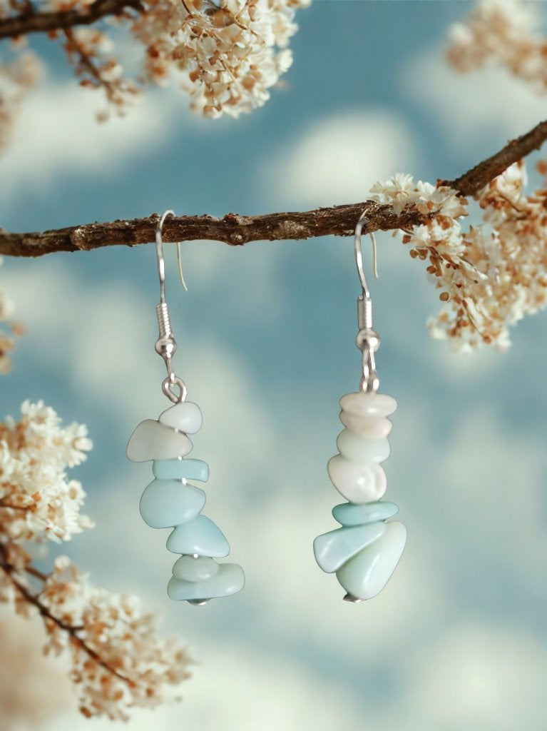 MiniRebel - Boucles d'oreilles en pierre naturelle - Promo, Bijoux, Sacs & Beauté, Boucles d'oreilles, Neuf, Enlèvement ou Envoi
