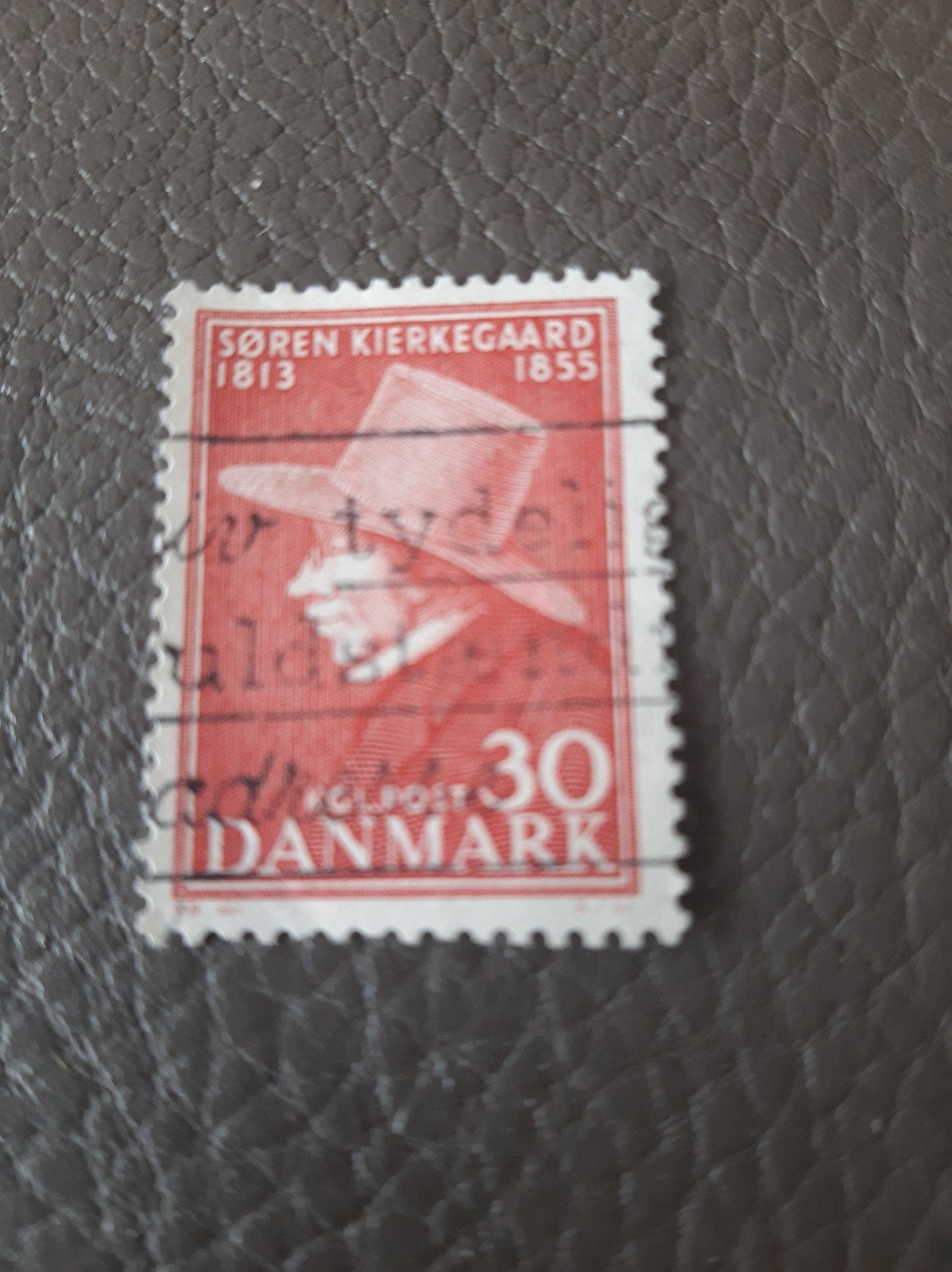 1955 Denemarken Soren Kierkegaard, Ophalen of Verzenden, Denemarken, Gestempeld