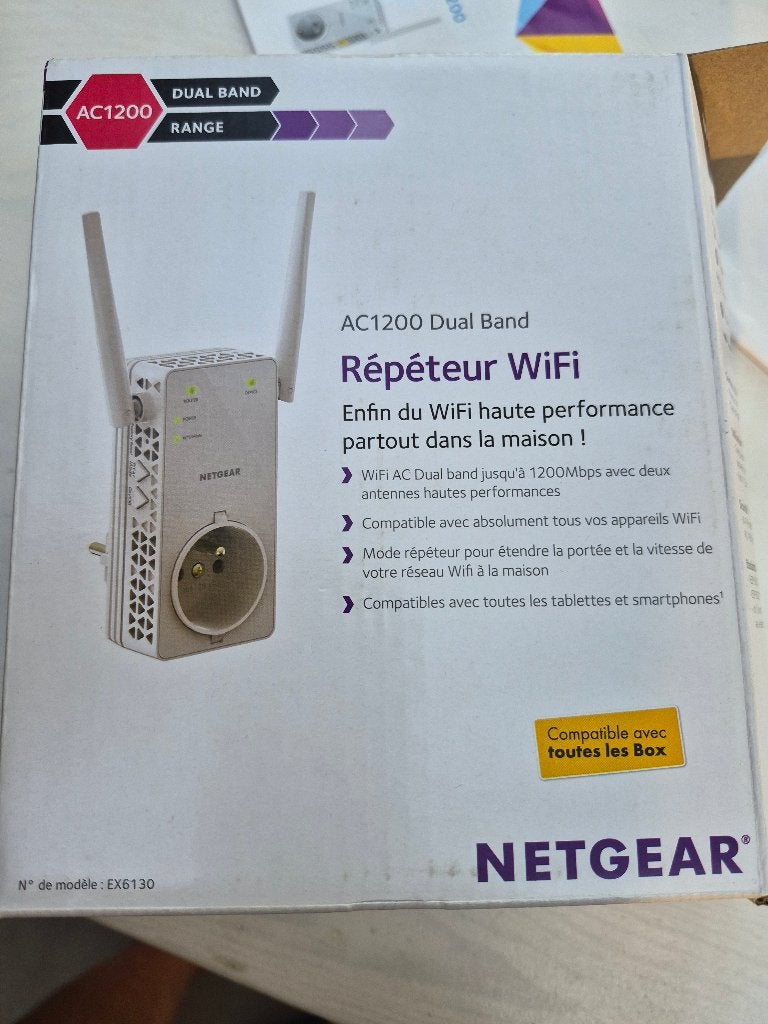 Wifi range extender NETGEAR EX6130, Ophalen of Verzenden, Nieuw, Router, NETGEAR