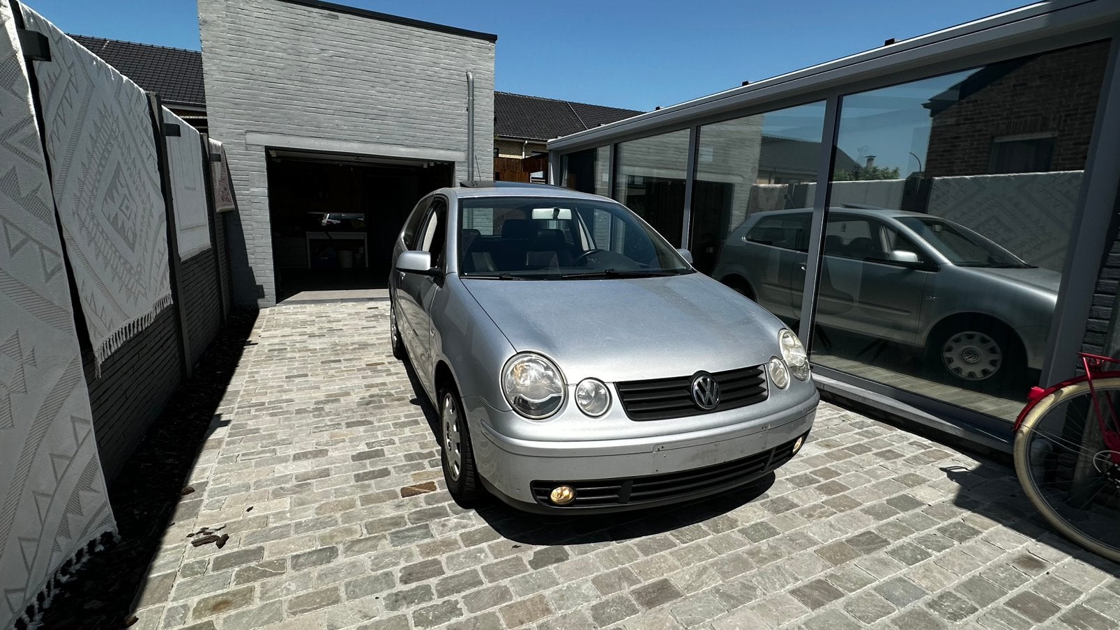 Volkswagen Polo 1.4l 16v 101pk️❗️, Auto's, Voorwielaandrijving, Zwart, 4 cilinders, Leder